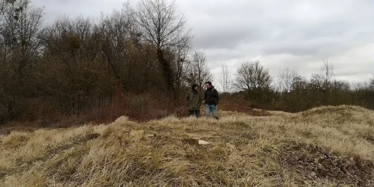 Photographie de la Pelouse de Saint-Leud'Esserent (Oise) lors d'un chantier nature de coupe de ligneux