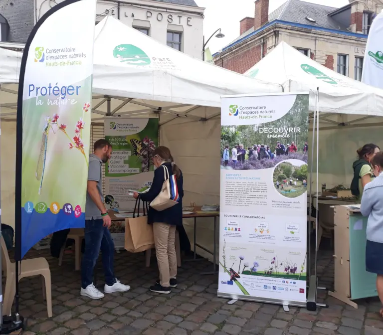Bénévoles présents lors du Stand lors de la Fête du Lait a Le Quesnoy M. Carbonel