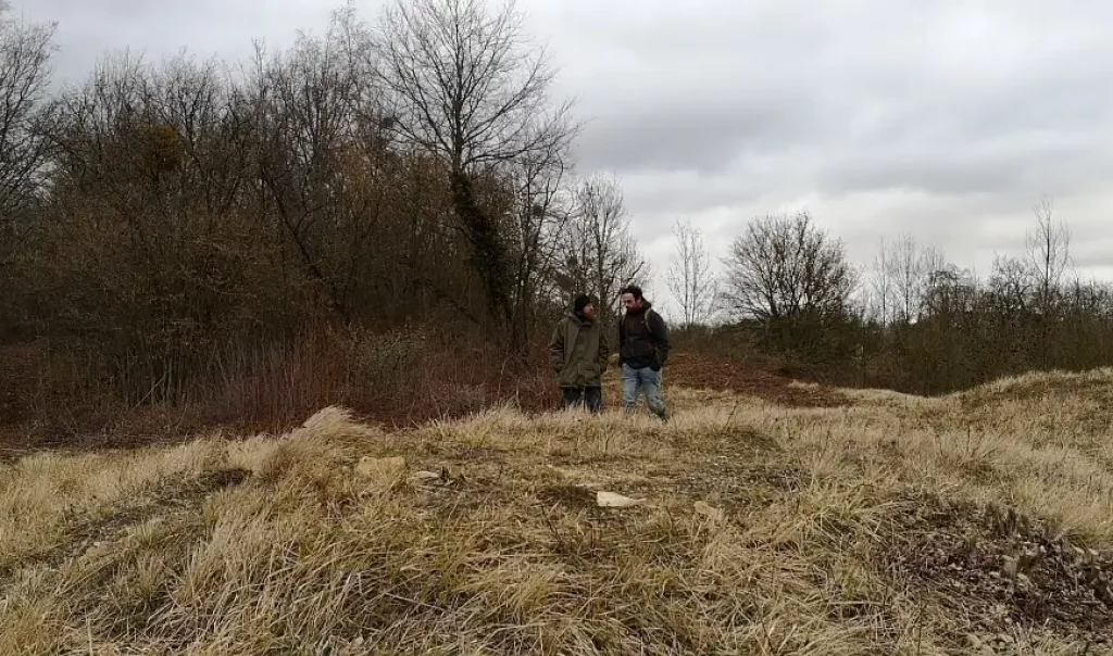 Photographie de la Pelouse de Saint-Leud'Esserent (Oise) lors d'un chantier nature de coupe de ligneux
