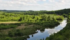 Une vue des marais tourbeux sous le coteau de Notre Dame de Vaux